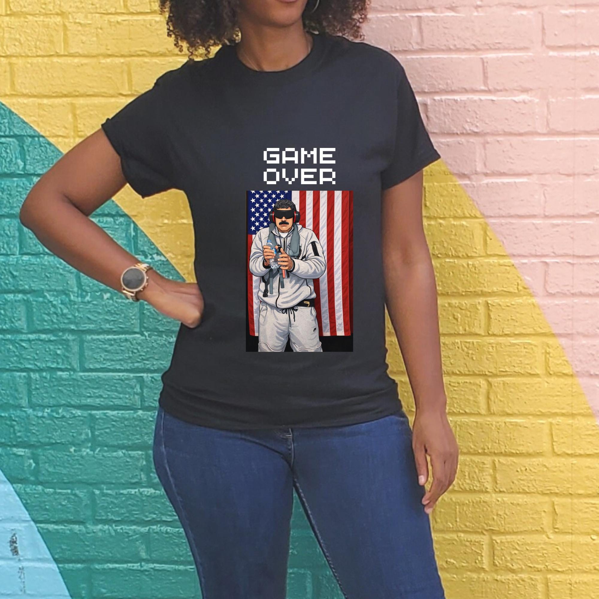 Maduro captured T-shirt, free Venezuela Game Over