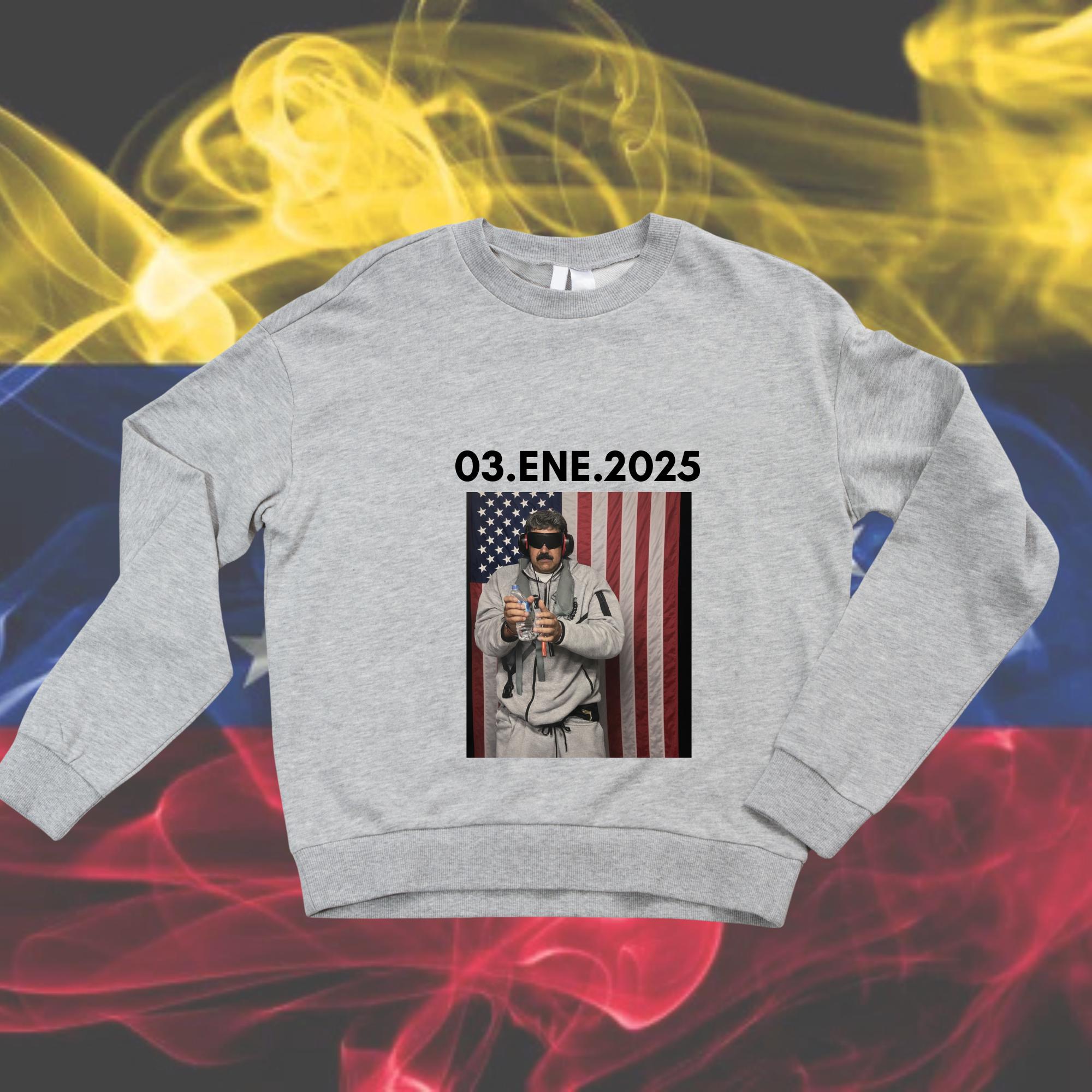 Maduro captured sweatshirt, free Venezuela