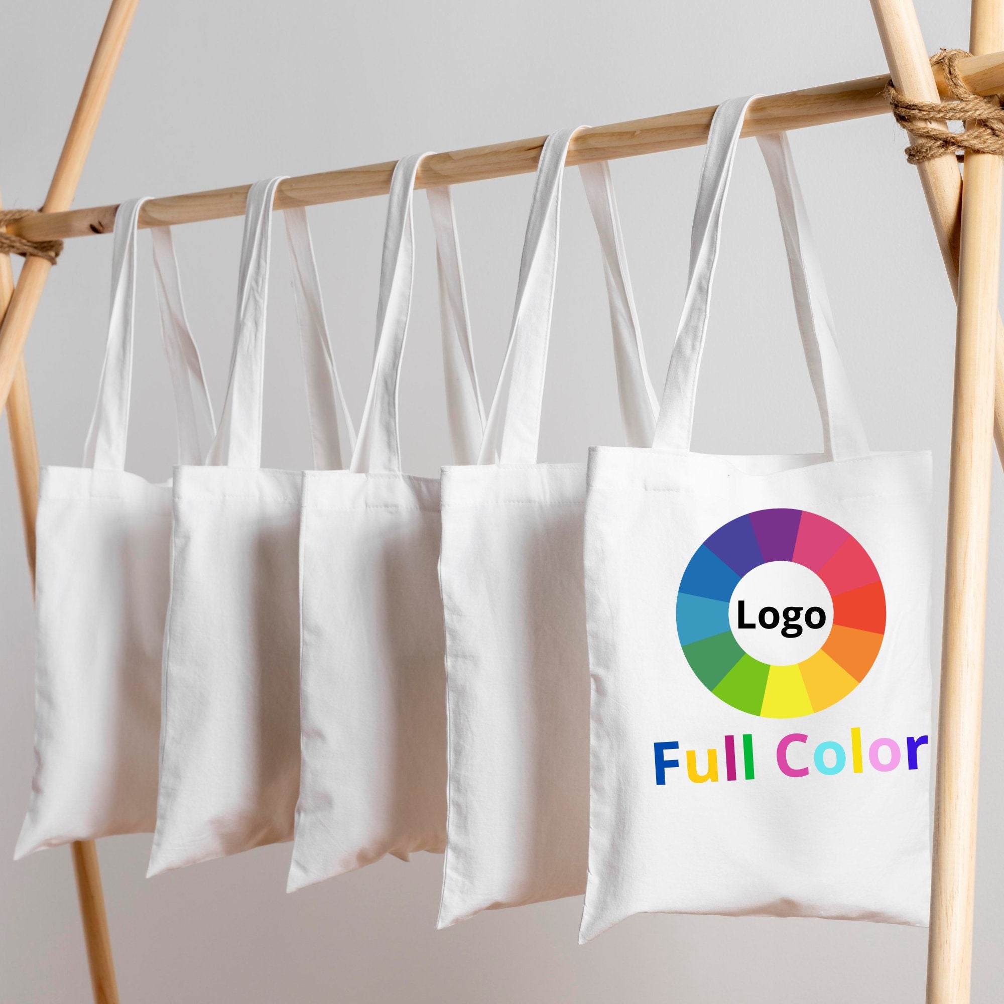 Personalized logo tote bag