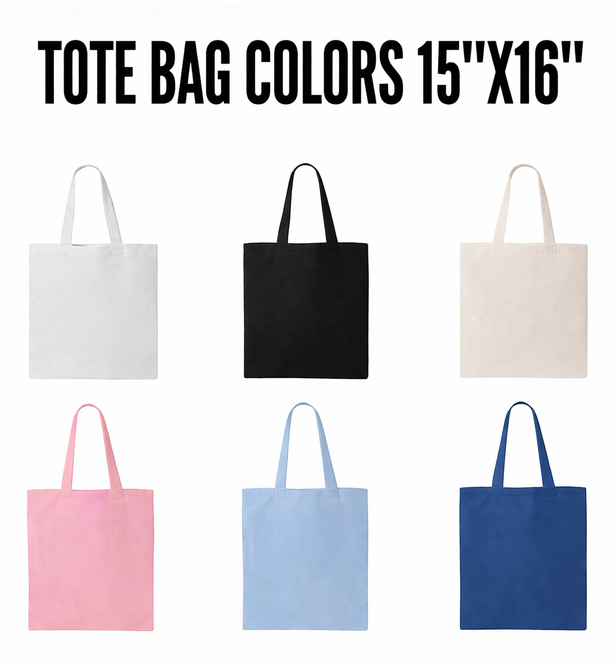 Personalized logo tote bag