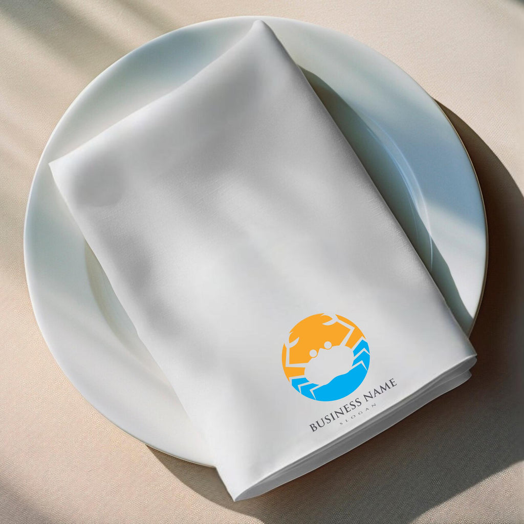 Custom logo or text napkin
