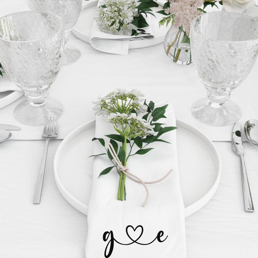 Custom logo or text napkin