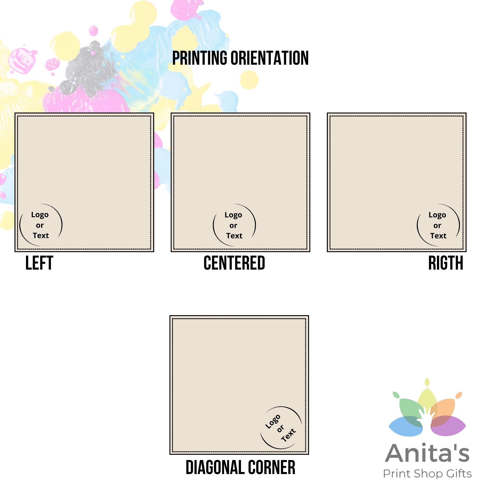 Custom logo or text napkin