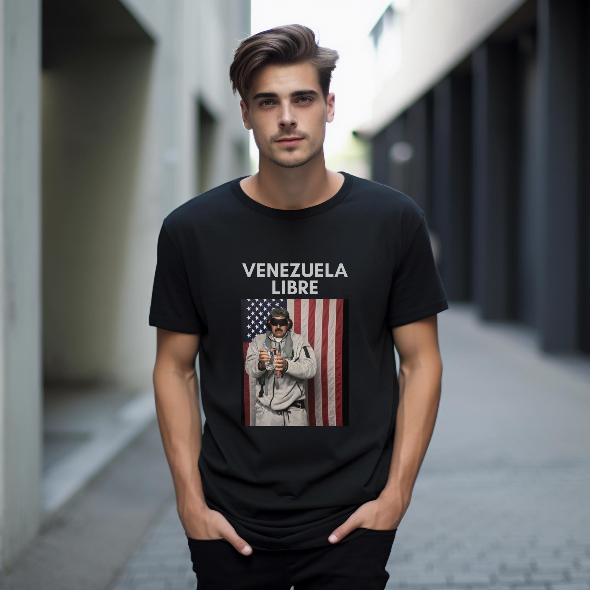 Maduro captured T-shirt,Venezuela Libre