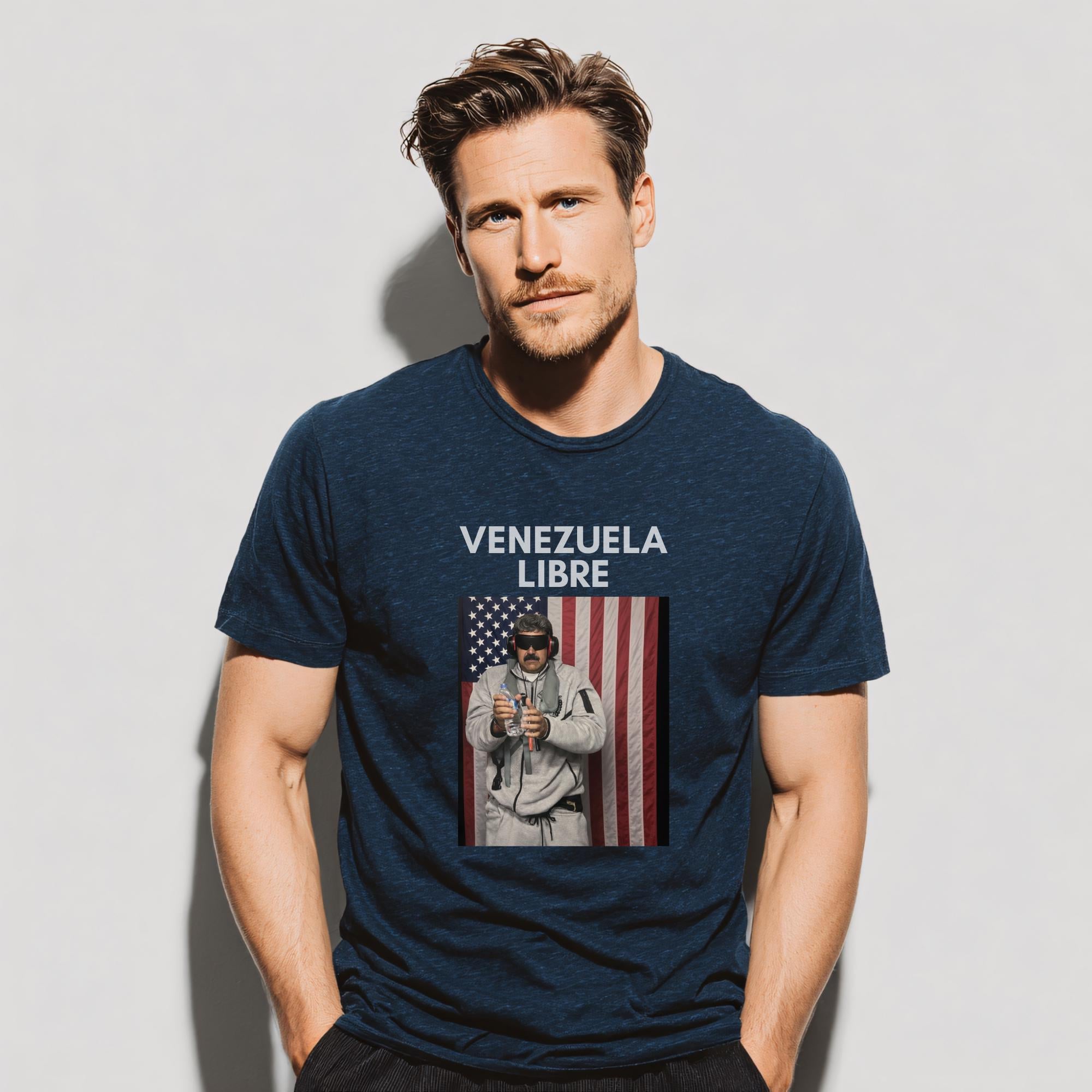 Maduro captured T-shirt,Venezuela Libre